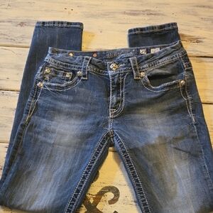 Miss Me Women's Dark Blue Skinny Jeans